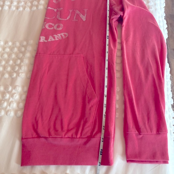 Pink Caribbean Side Lightweight Hoodie SzL - Picture 3 of 4